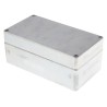 RS PRO Silver Die Cast Aluminium Enclosure IP66 Rated, 91 mm x 220 mm x 120 mm IP66