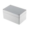 RS PRO Grey Grey Lid Die Cast Aluminium Enclosure IP66 81 mm x 160 mm x 100 mm 760-8989