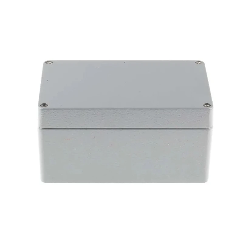 RS PRO Grey Grey Lid Die Cast Aluminium Enclosure IP66 81 mm x 160 mm x 100 mm 760-8989