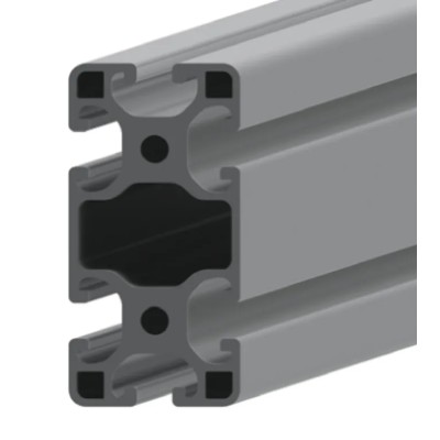 RS PRO Silver Aluminium Strut Profile 40 x 80 mm 8 mm Groove 2 m Length 761-3325