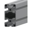 RS PRO Silver Aluminium Strut Profile 40 x 80 mm 8 mm Groove 2 m Length 761-3325