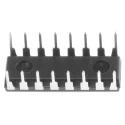 Texas Instruments Digital to Analogue Converter DAC 8 bit Parallel Interface 10 Msps 16-Pin PDIP TLC7524CN
