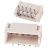 JST ZH Series Right Angle Through Hole PCB Header 5 Contact 1.5 mm Pitch 1 Row Shrouded S5B-ZR (LF)(SN)