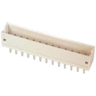 JST ZH Series Top Entry Through Hole PCB Header, 13 Contacts, 1.5 mm Pitch, Shrouded B13B-ZR (LF)(SN)