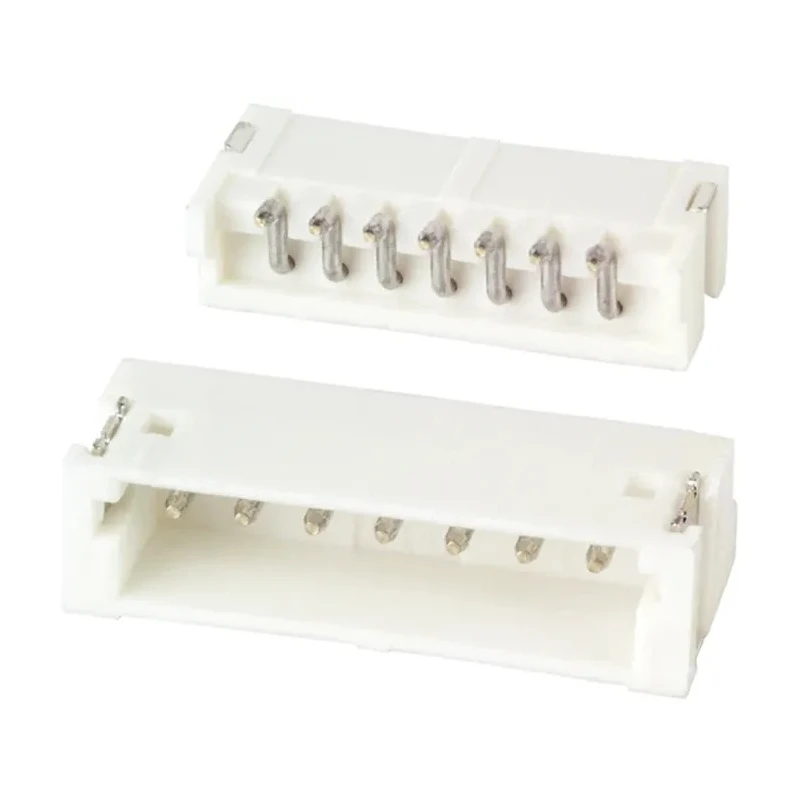 JST ZH Series Right Angle Surface PCB Header 7 Contacts 1.5 mm Pitch 1 Row Shrouded S7B-ZR-SM4A-TF (LF)(SN)