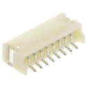 JST ZH Series Right Angle Surface PCB Header 8 Contacts 1.5 mm Pitch 1 Row Shrouded S8B-ZR-SM4A-TF (LF)(SN)