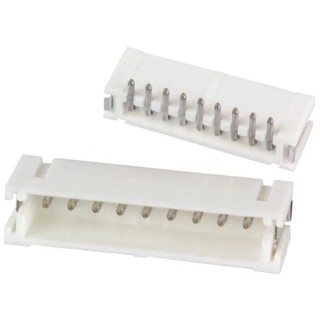 JST ZH Series Top Entry Surface PCB Header 9 Contacts 1.5 mm Pitch 1 Row Shrouded B9B-ZR-SM4 TF (LF) (SN)