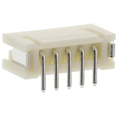 JST ZH Series Top Entry Surface PCB Header 5 Contacts 1.5 mm Pitch 1 Row Shrouded B5B-ZR-SM4 TF (LF) (SN)