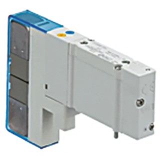 SMC Pneumatic Solenoid Pilot-Operated Control Valve 5-Port 3-Position 24V DC 0.7MPa Maximum Operating Pressure SY3000