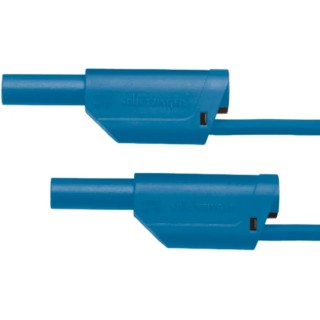 Schutzinger Connector Test Lead 32A 1kV Blue 1m Lead Length VSFK 6001 / 2.5 / 100 / BL