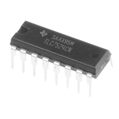 Texas Instruments Digital to Analogue Converter DAC 8 bit Parallel 10 Msps 16-Pin PDIP TLC7524CN