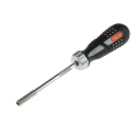 Bahco 1/4 in Hex Hexagon Ratchet Screwdriver, 260 mm Length Stainless Steel 808050P