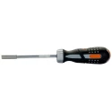 Bahco 1/4 in Hex Hexagon Ratchet Screwdriver, 260 mm Length Stainless Steel 808050P