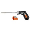 Bahco 1/4 in Hex Hexagon Ratchet Screwdriver, 260 mm Length Stainless Steel 808050P