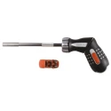 Bahco 1/4 in Hex Hexagon Ratchet Screwdriver, 260 mm Length Stainless Steel 808050P