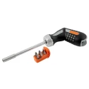 Bahco 1/4 in Hex Hexagon Ratchet Screwdriver, 260 mm Length Stainless Steel 808050P