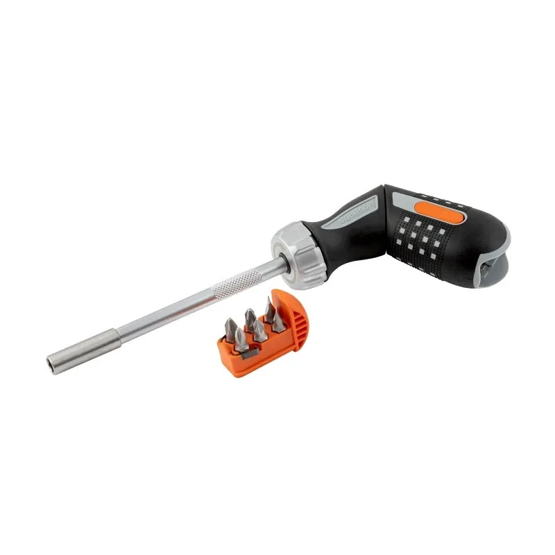 Bahco 1/4 in Hex Hexagon Ratchet Screwdriver, 260 mm Length Stainless Steel 808050P