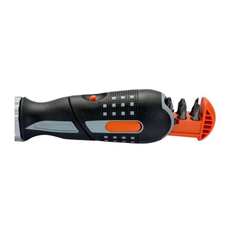 Bahco 1/4 in Hex Hexagon Ratchet Screwdriver, 260 mm Length Stainless Steel 808050P