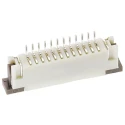 Wurth Elektronik 1 mm Pitch 16 Way Straight Male FPC Connector Solder Pin 68611614122