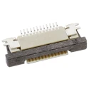 Wurth Elektronik 0.5 mm Pitch 20 Way Straight Male FPC Connector Solder Pin 68712014022