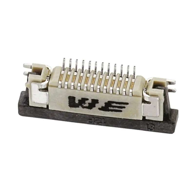 Wurth Elektronik 0.5 mm Pitch 24 Way Straight Male FPC Connector, Solder Pin 68712414522