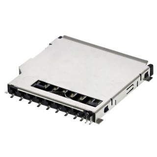 Wurth Elektronik 9 Way Push Pull SD Memory Card Connector Surface Mount 693063010911