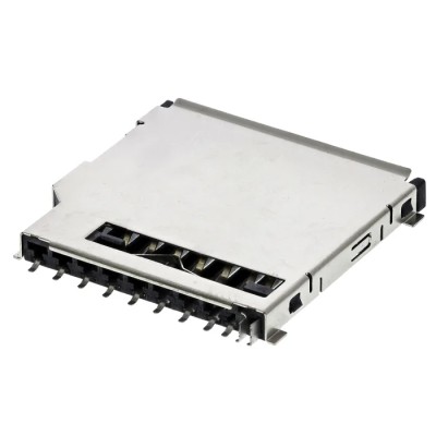 Wurth Elektronik 9 Way Push Pull SD Memory Card Connector Surface Mount 693063010911