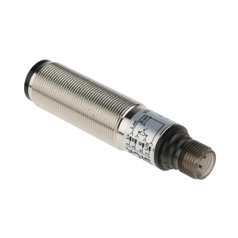 SICK Background Suppression Photoelectric Sensor Barrel Style 3 mm to 100 mm Detection Range PNP Output IP67 VTF18-4P1240