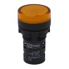 RS PRO Panel Mount Yellow LED Pilot Light 22 mm Cutout 110V AC IP65 Round 763-7933
