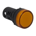 RS PRO Panel Mount Yellow LED Pilot Light 22 mm Cutout 110V AC IP65 Round 763-7933