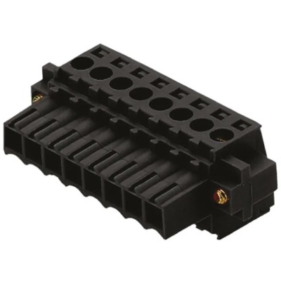 Weidmüller BL Series Pluggable Terminal Block, 3-Contact, 3.5 mm Pitch, 1 Row, Screw Connection, 320V, 17A 1615790000