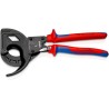 Knipex Ratchet Cable Cutter 320mm, Tool Steel Jaw, Multi-Component Grip 95 32 320