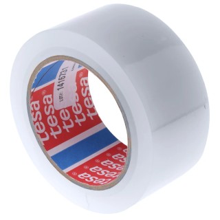 Tesa Transparent Masking Tape 50mm Width x 33m Length Acrylic Adhesive Polyethylene Backing 0.14mm Thickness 04668-00004-02