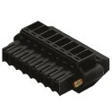 Weidmüller BL Series Pluggable Terminal Block, 8-Contact, 3.5 mm Pitch, 1 Row, 12A, 320V, Polybutylene 1639300000