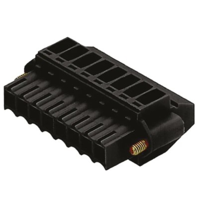 Weidmüller BL Series Pluggable Terminal Block, 8-Contact, 3.5 mm Pitch, 1 Row, 12A, 320V, Polybutylene 1639300000