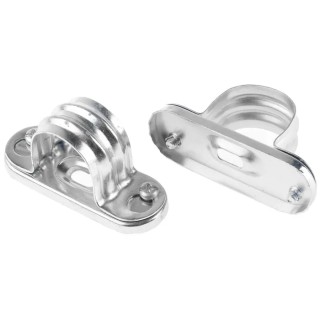 RS PRO Steel Cable Clip Saddle Clamp 25 mm Max Bundle Diameter, Screw Fixing 651-513