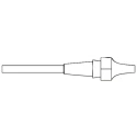 Weller Desoldering Nozzle 2.5 mm Aperture, 10.5 mm Length for DSX120 WXDP120 WXDV120 T0051325399