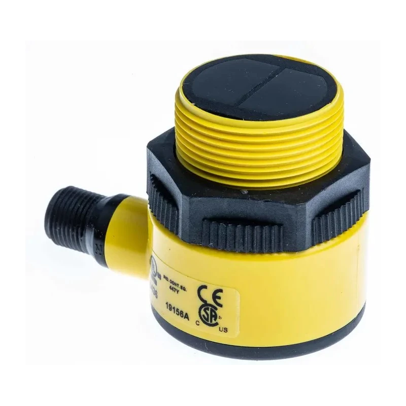 Banner Diffuse Photoelectric Sensor Barrel Sensor 200 mm Detection Range PNP Output IP69K Protection T30SP6FF200Q