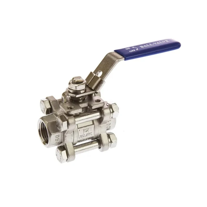 RS PRO Stainless Steel Threaded 2-Way Ball Valve BSPP 1/2 in, 69 bar, ASTM A351-CF8M A351-CF8M