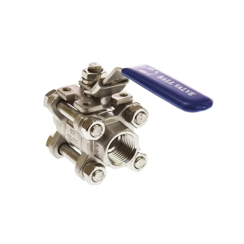 RS PRO Stainless Steel Threaded 2-Way Ball Valve BSPP 1/2 in, 69 bar, ASTM A351-CF8M A351-CF8M