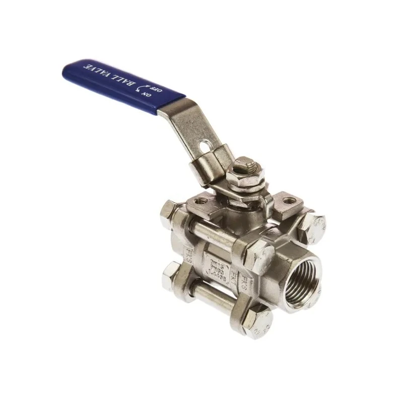 RS PRO Stainless Steel Threaded 2-Way Ball Valve BSPP 1/2 in, 69 bar, ASTM A351-CF8M A351-CF8M