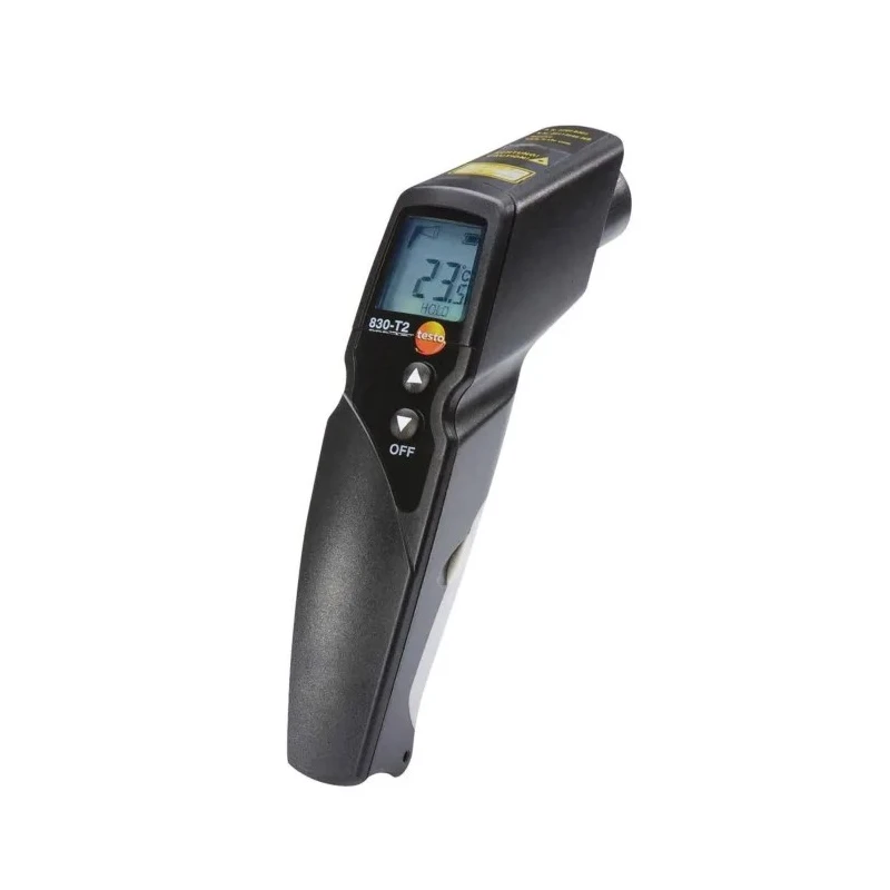 RS PRO Infrared Thermometer 830-T2, Non-Contact, -30°C to 400°C, ±1.5°C Accuracy, Adjustable Emissivity, 12:1 0560 8312