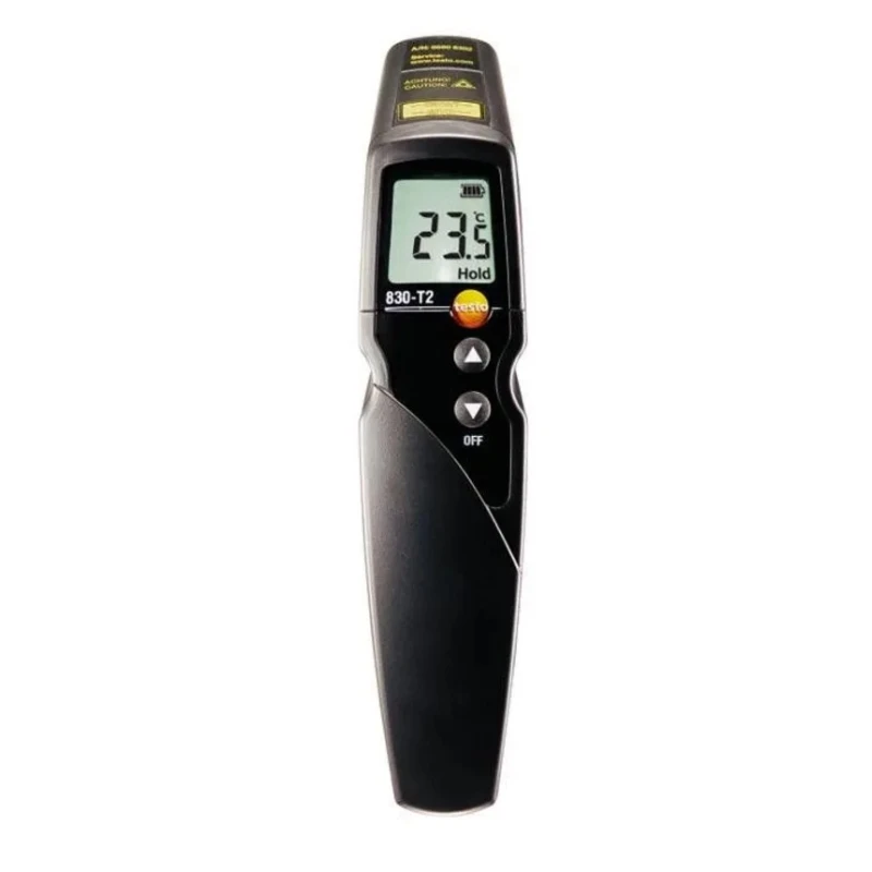 RS PRO Infrared Thermometer 830-T2, Non-Contact, -30°C to 400°C, ±1.5°C Accuracy, Adjustable Emissivity, 12:1 0560 8312