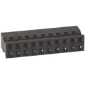 Hirose 2 mm Pitch 20 Way 2 Row Straight Female Connector Housing Cable Mount A3B-20D-2C
