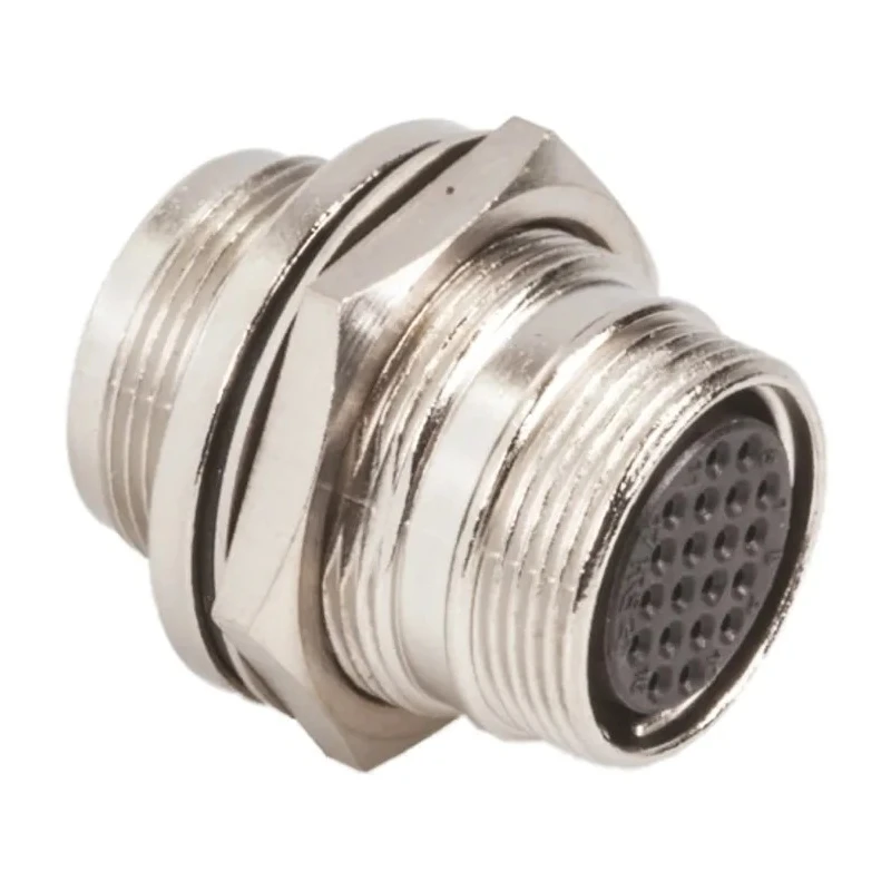 Hirose Circular Connector Miniature, 20 Contacts, Panel Mount Socket Female, IP67 IP68, 2A, 100V, HR22 Series 