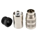 binder Circular Connector, 5 Contacts, Cable Mount, Socket Male, IP67, Miniature 18.5 mm Shell 250V, 6A 99.5613.15.05