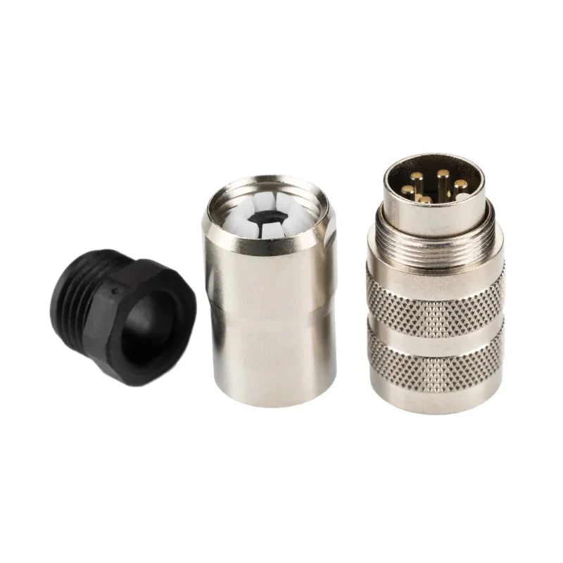 binder Circular Connector, 5 Contacts, Cable Mount, Socket Male, IP67, Miniature 18.5 mm Shell 250V, 6A 99.5613.15.05