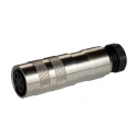 binder Circular Connector Miniature 5 Contacts 6A 250V Solder Termination Socket Female IP67 Copper Zinc Alloy 99.5614.15.05