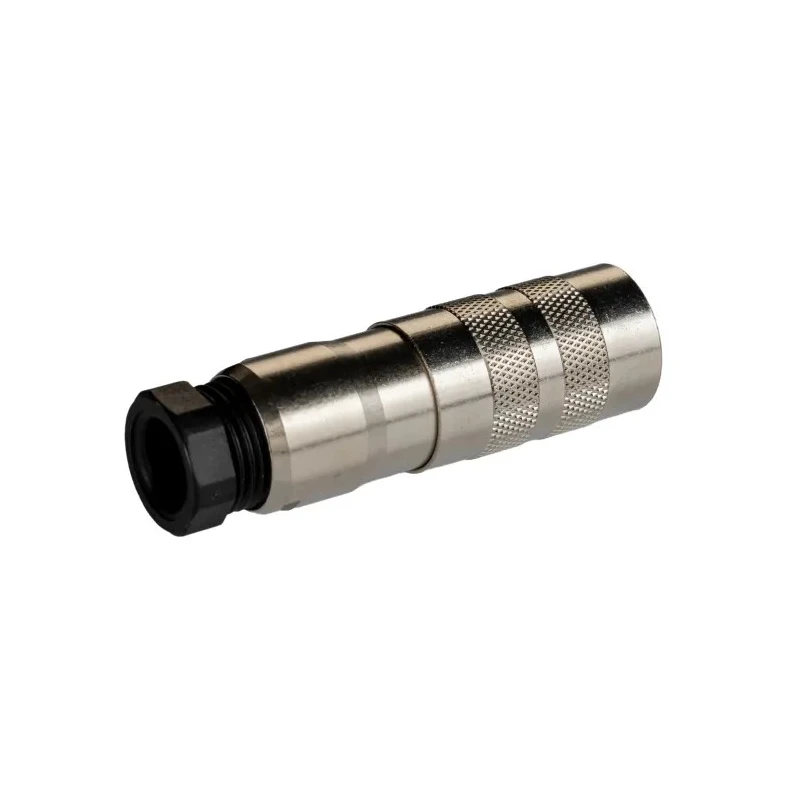 binder Circular Connector Miniature 5 Contacts 6A 250V Solder Termination Socket Female IP67 Copper Zinc Alloy 99.5614.15.05