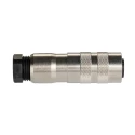 binder Circular Connector Miniature 5 Contacts 6A 250V Solder Termination Socket Female IP67 Copper Zinc Alloy 99.5614.15.05